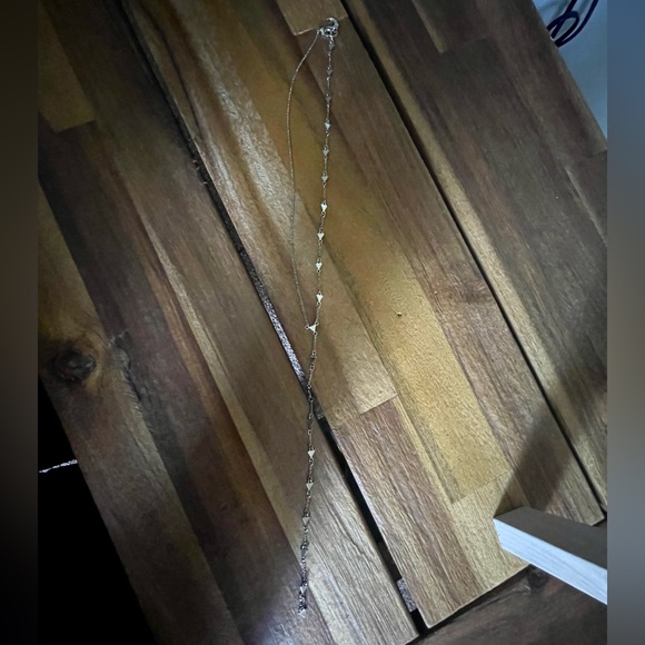 LILI CLASPE lariat necklace gold asymmetrical triangle - Picture 4 of 5